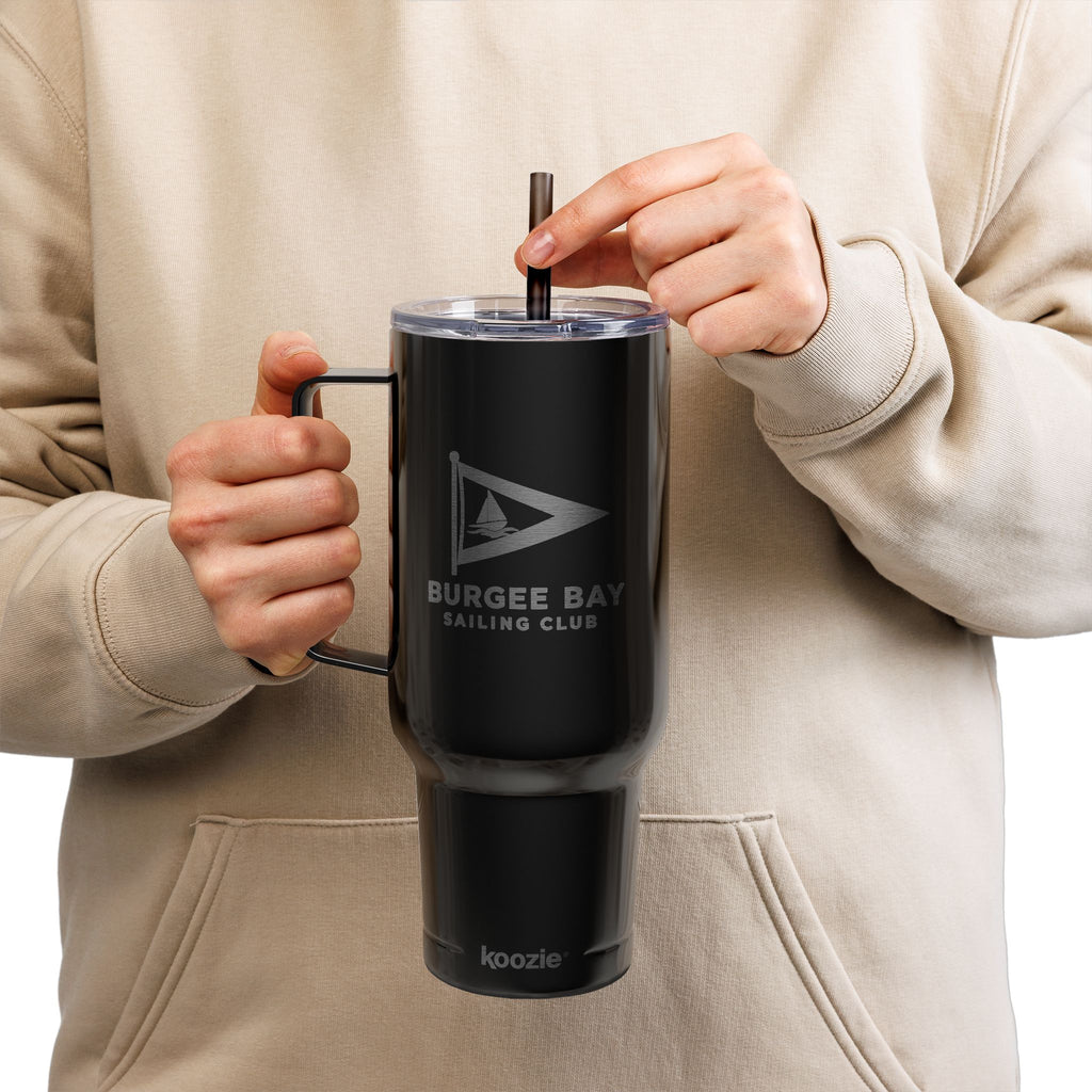 Burgee Bay 40oz Engraved Insulated Tumbler with Lid & Straw