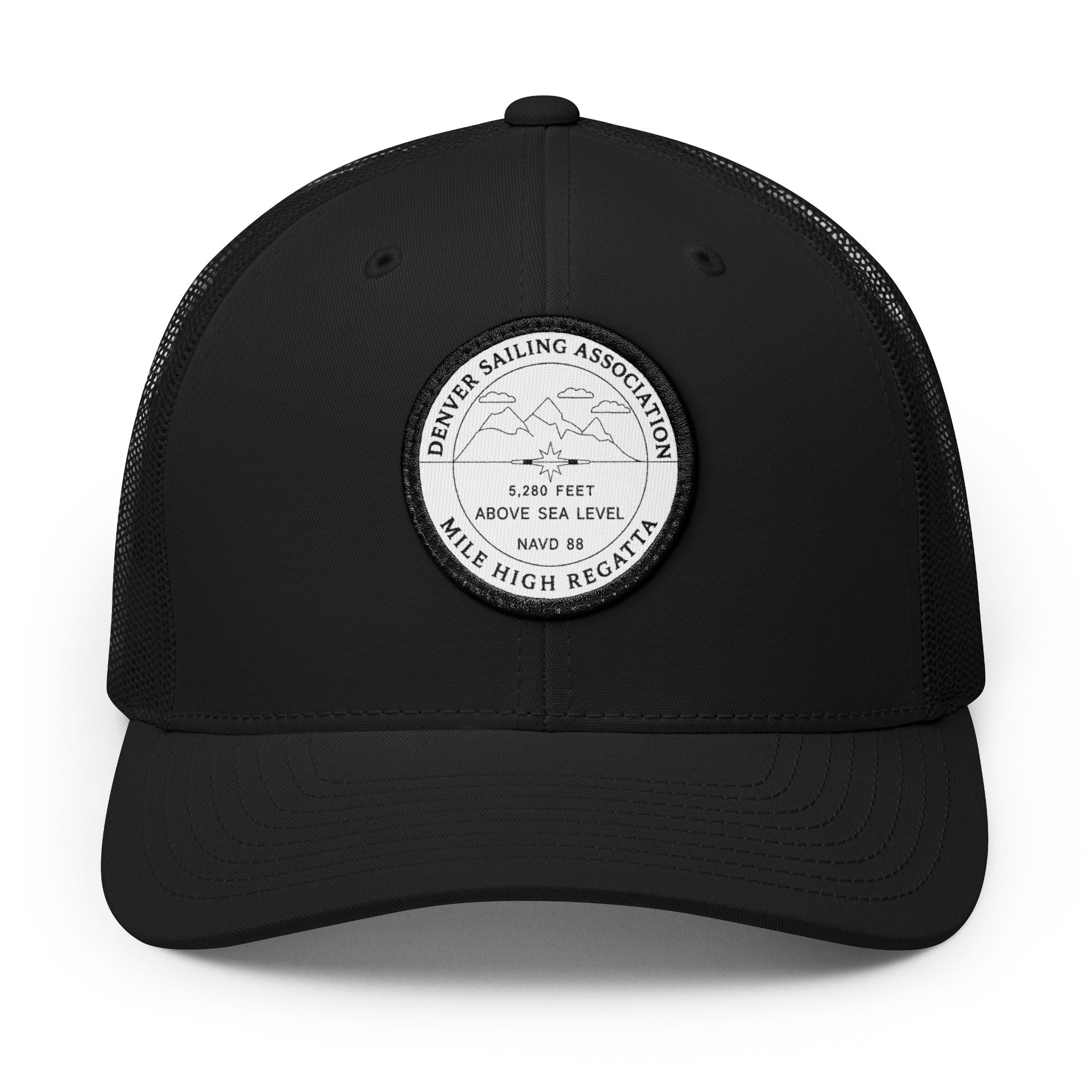 Mile High Regatta Embroidered Patch Trucker Cap