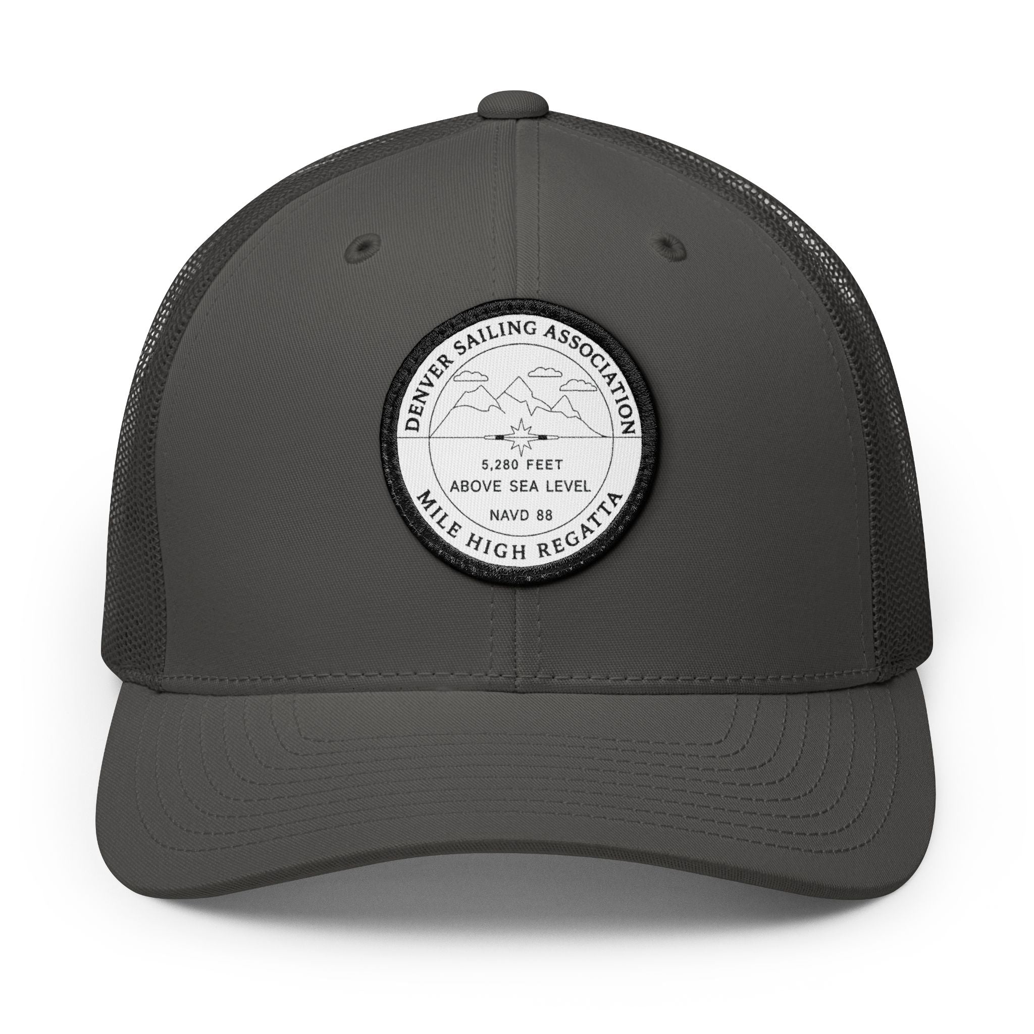 Mile High Regatta Embroidered Patch Trucker Cap