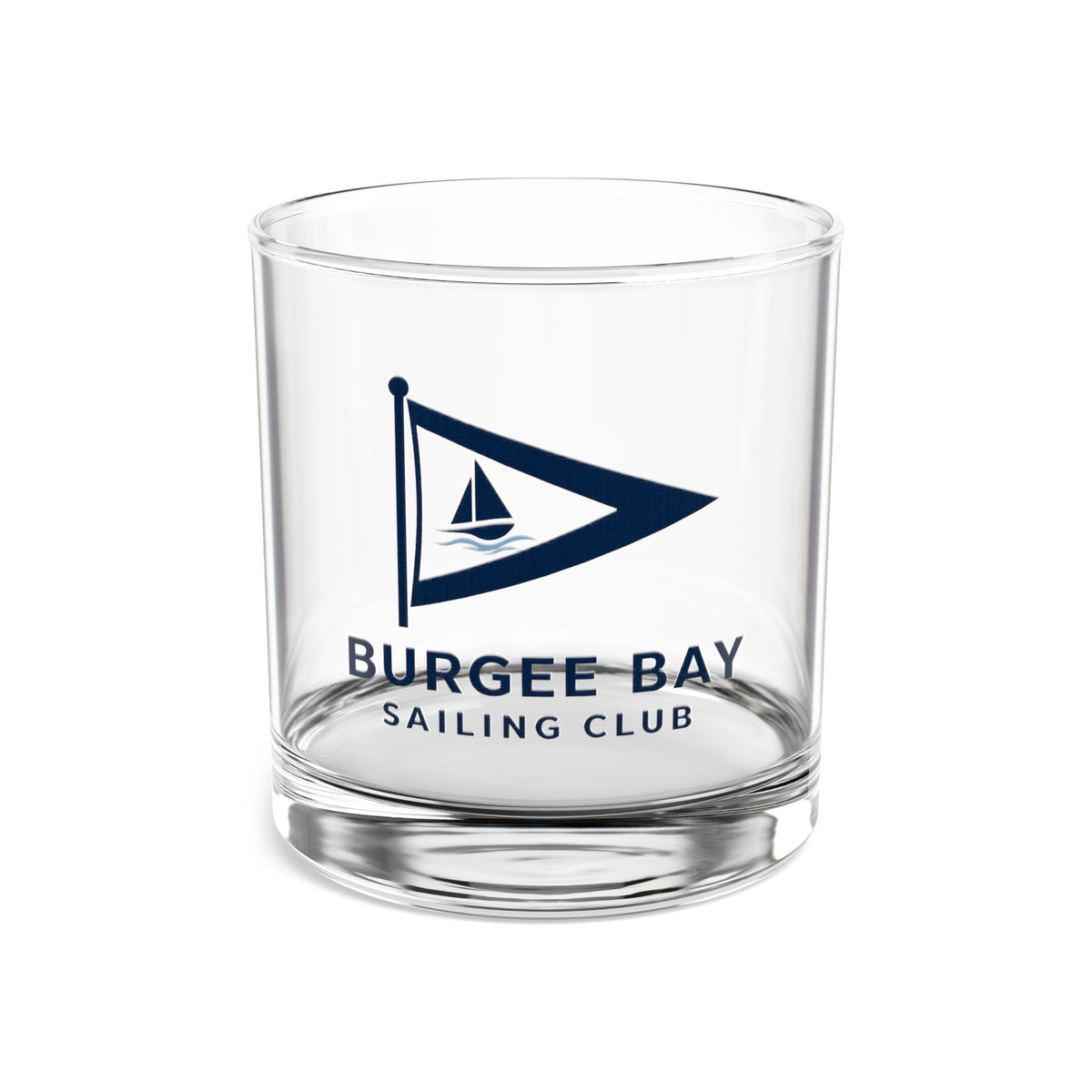 Burgee Bay Sailing Club Rocks Glass (Printed)