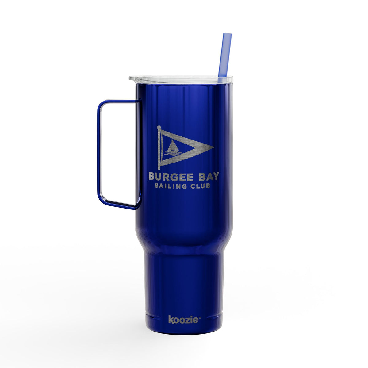 Burgee Bay 40oz Engraved Insulated Tumbler with Lid & Straw