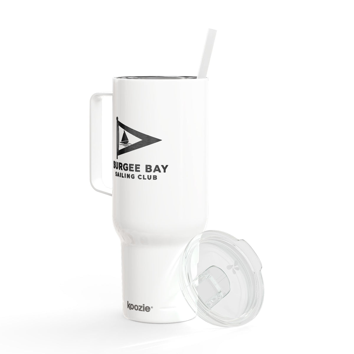 Burgee Bay 40oz Engraved Insulated Tumbler with Lid & Straw