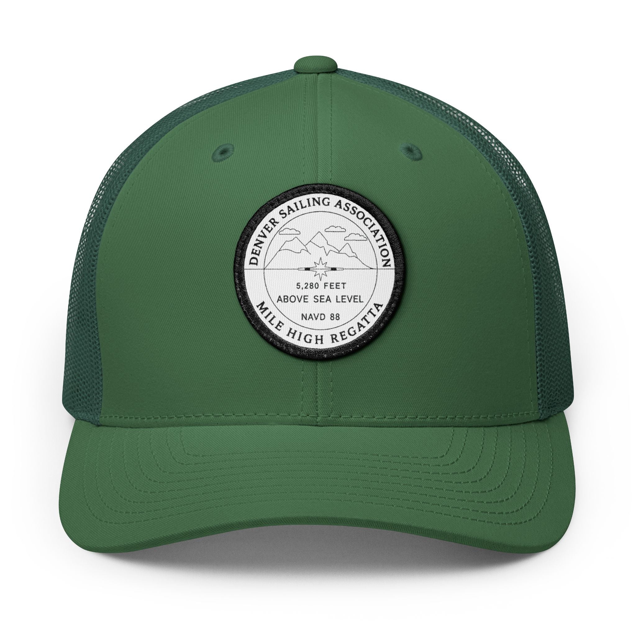 Mile High Regatta Embroidered Patch Trucker Cap