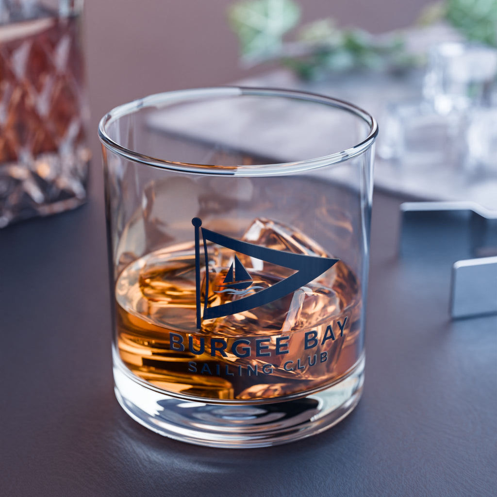 Burgee Bay Sailing Club Rocks Glass (Printed)