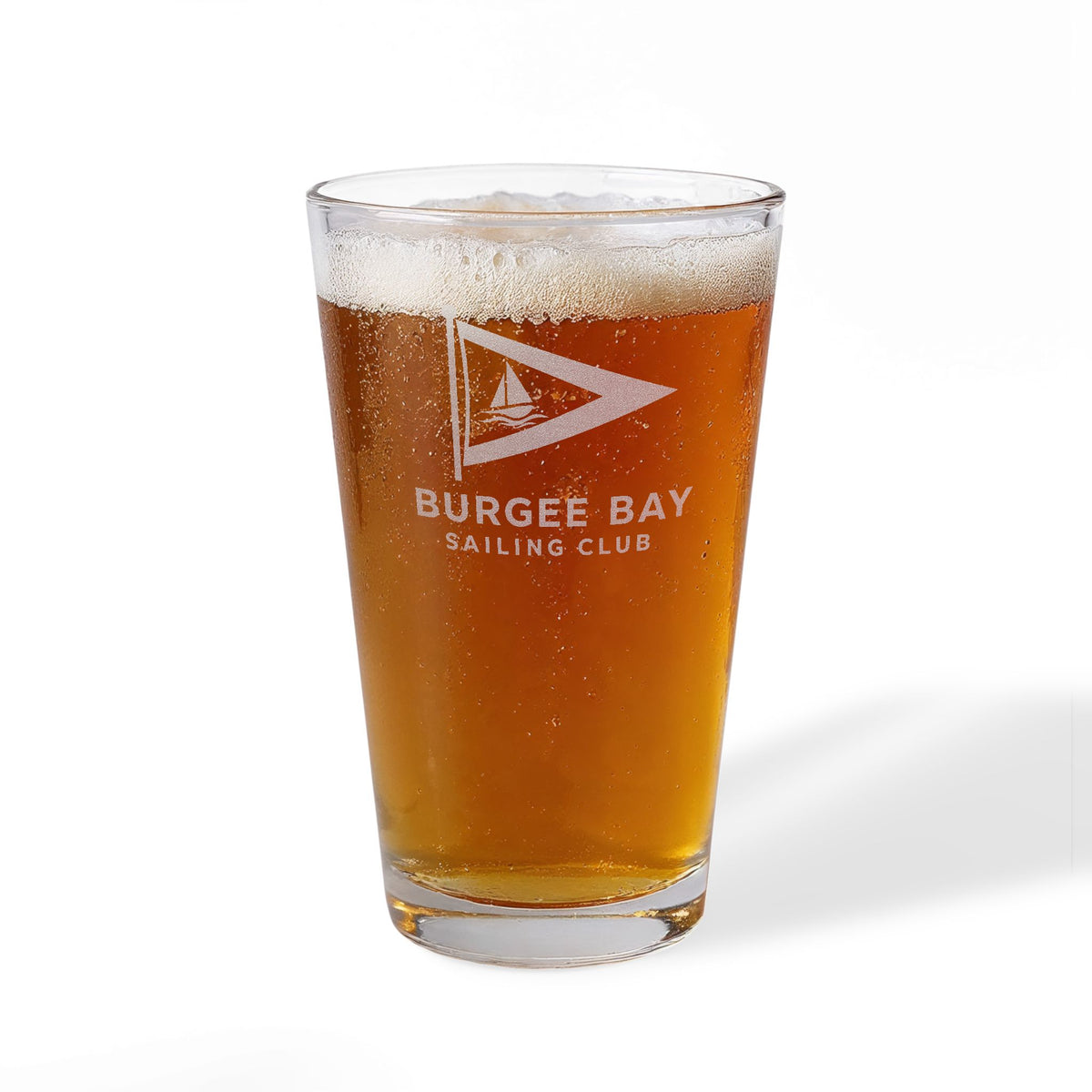 Engraved Club Logo Pint Glass | 16oz Pint