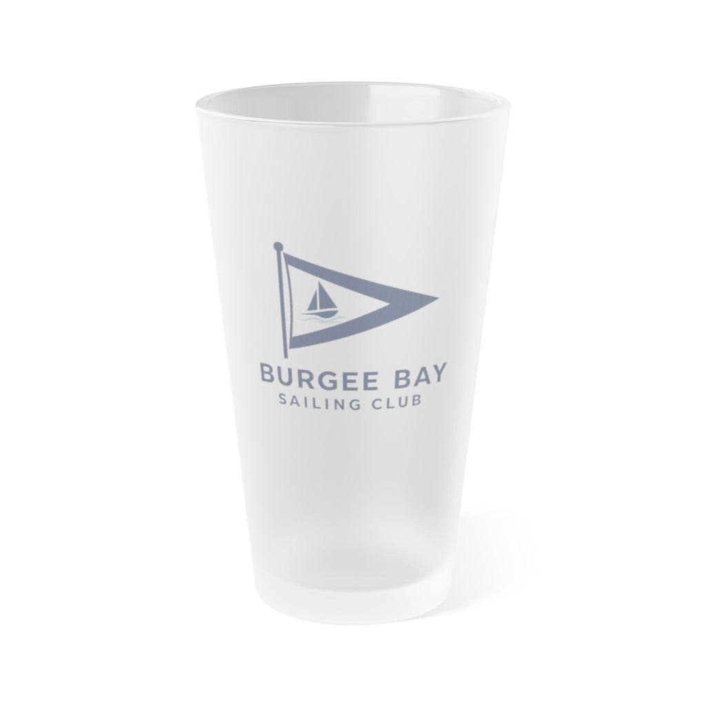 Burgee Bay Sailing Club 16oz Frosted Pint Glass