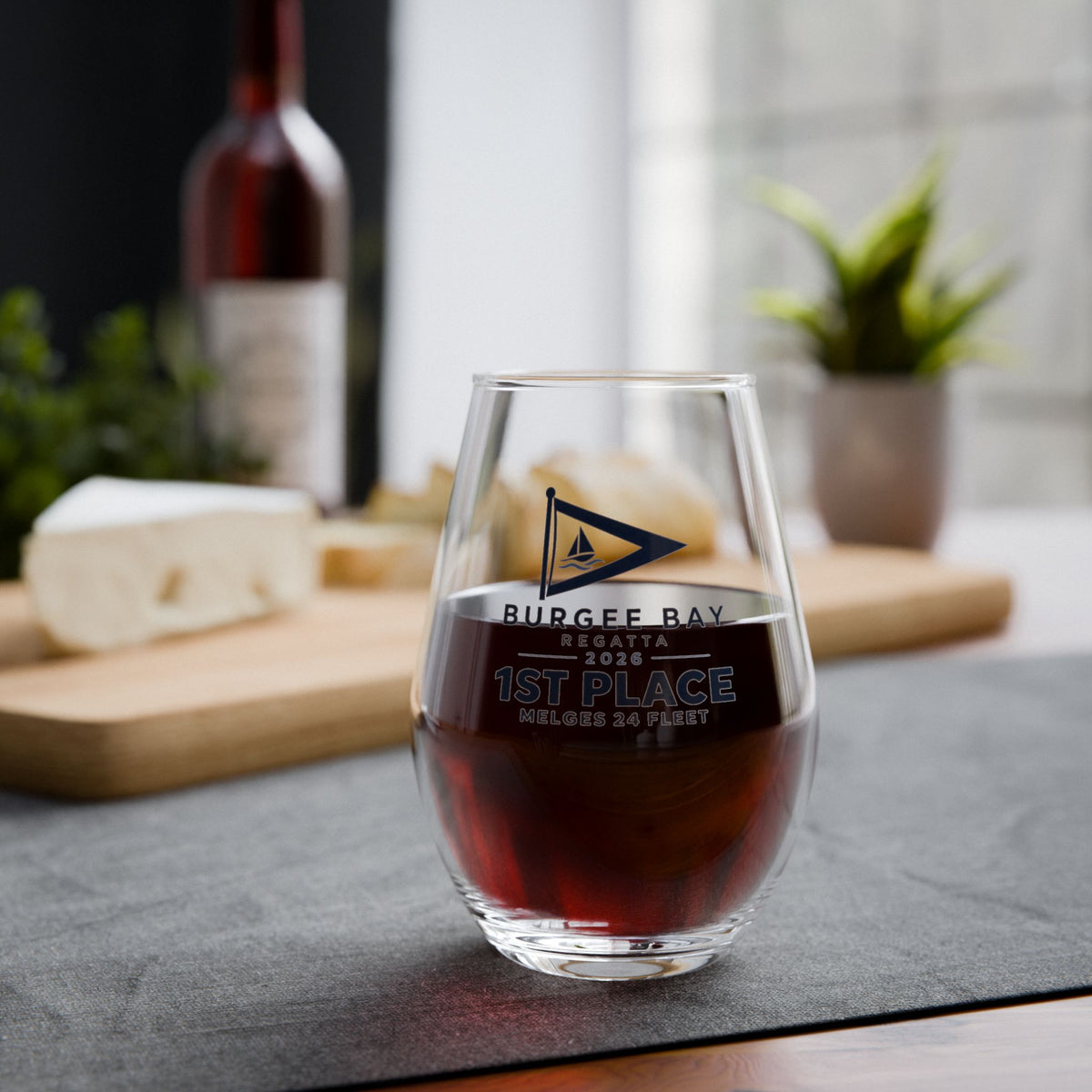 Stemless Wine Glass Award (Printed)