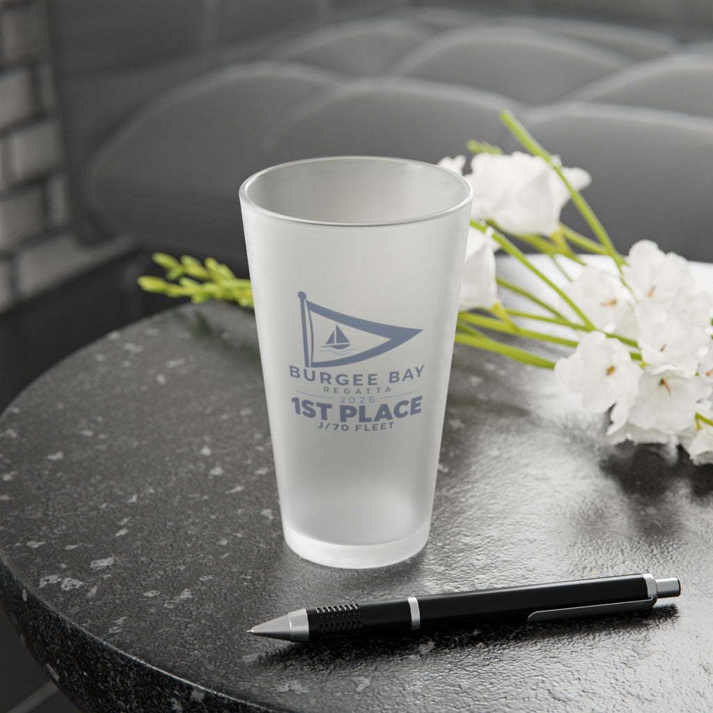16oz Frosted Pint Glass Award