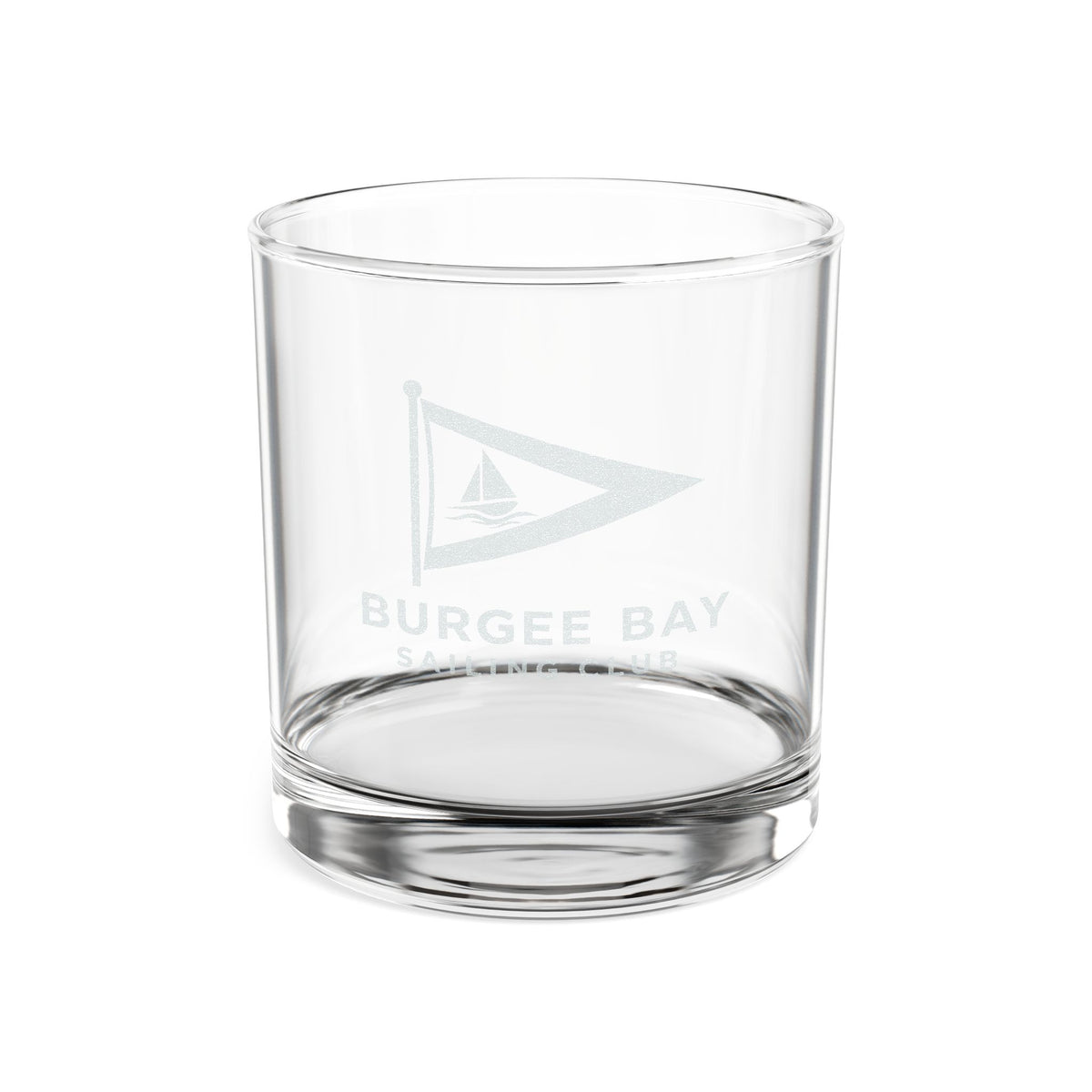 Burgee Bay Rocks Glass (Engraved)