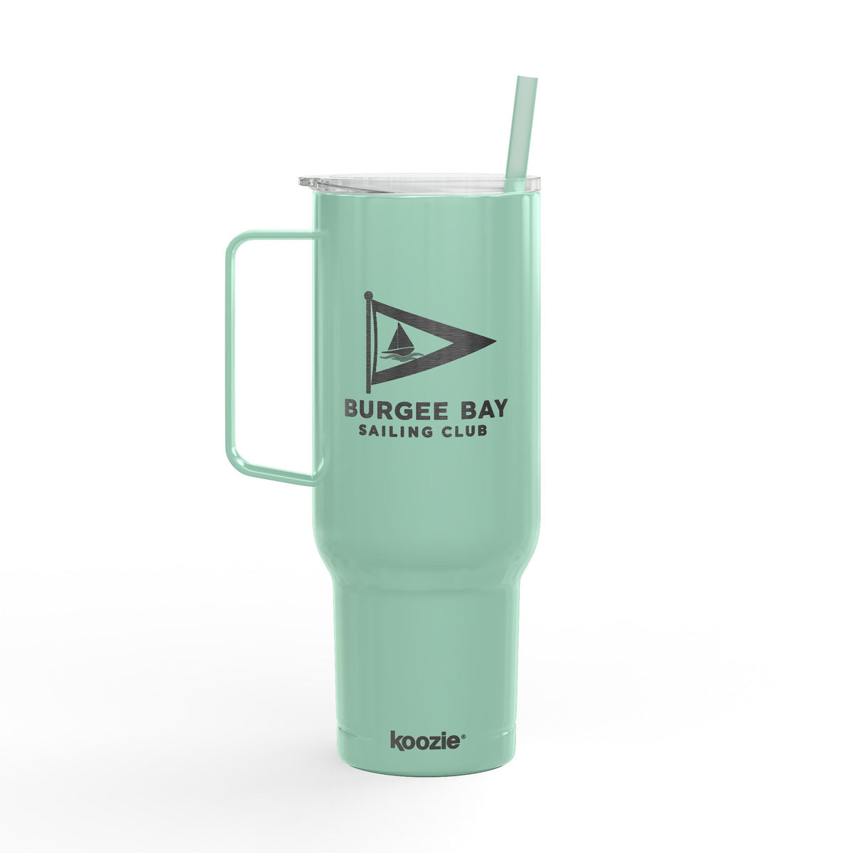Burgee Bay 40oz Engraved Insulated Tumbler with Lid & Straw