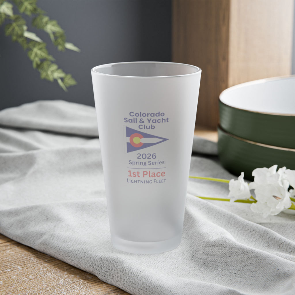 CSYC 16oz Frosted Pint Glass Award