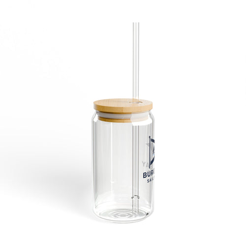 Burgee Bay Sipper Glass | 16oz bamboo lid tumbler