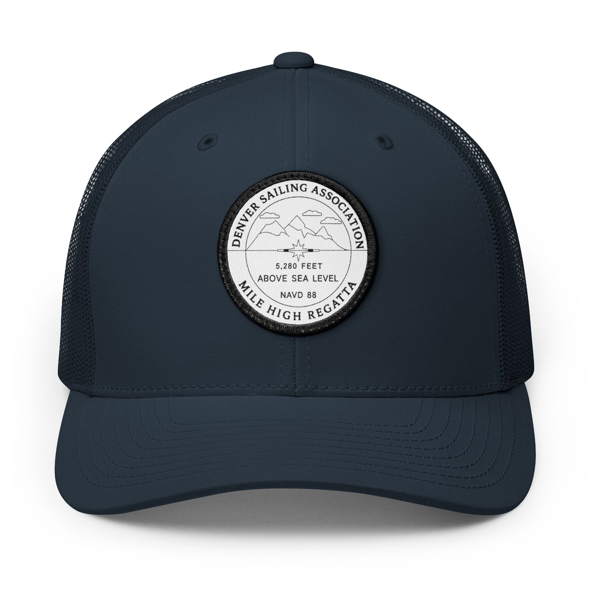 Mile High Regatta Embroidered Patch Trucker Cap