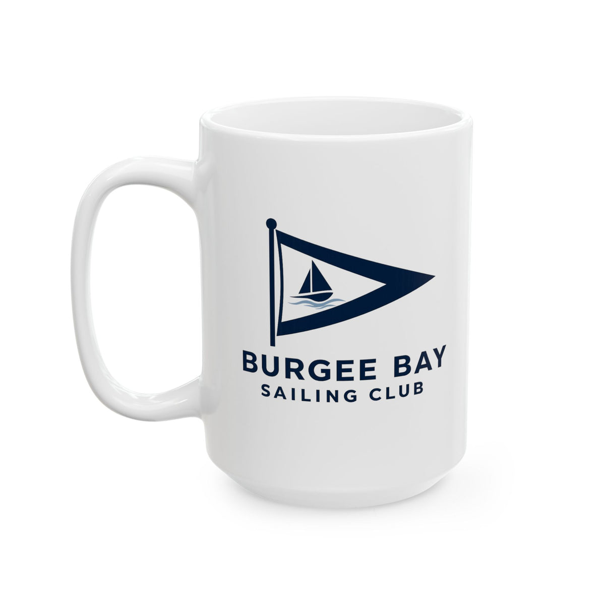 Burgee Bay Club Mug | Ceramic Coffee Cup (11oz or 15oz)