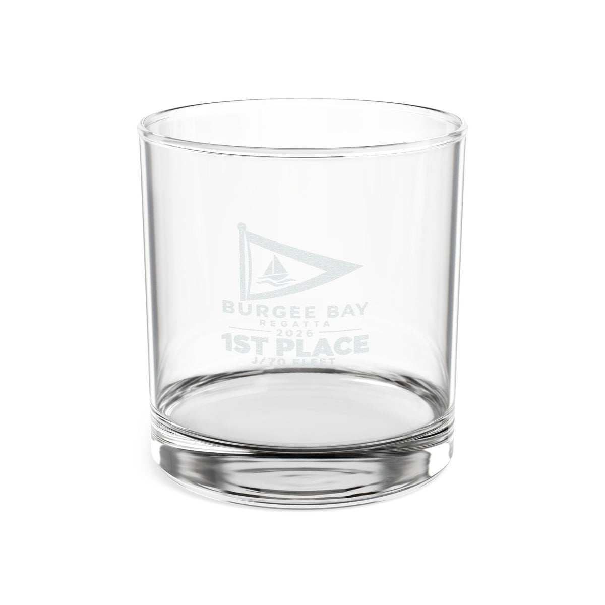 Engraved Rocks Glass Award
