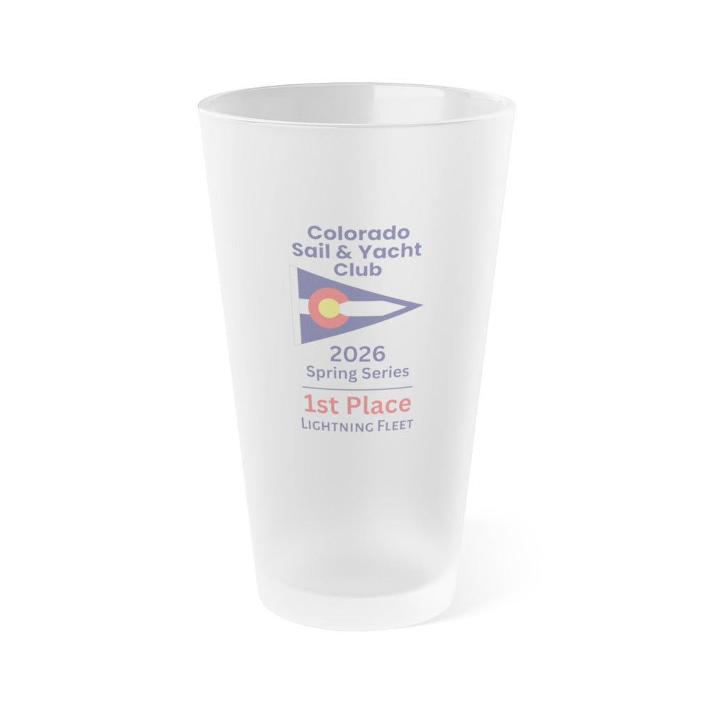 CSYC 16oz Frosted Pint Glass Award