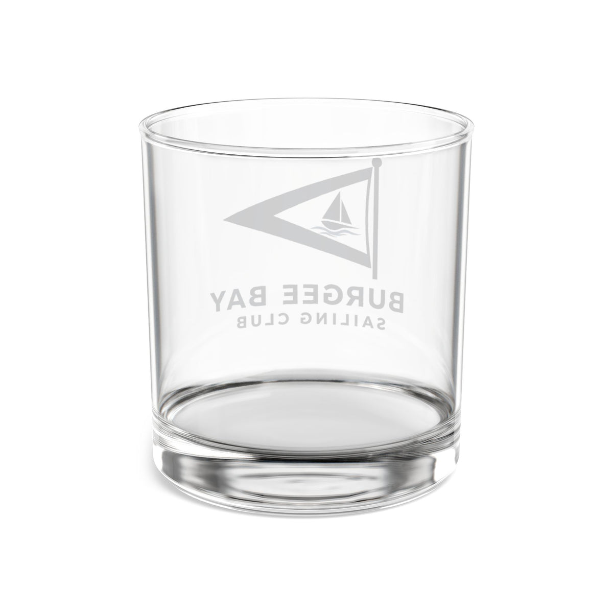 Burgee Bay Sailing Club Rocks Glass (Printed)