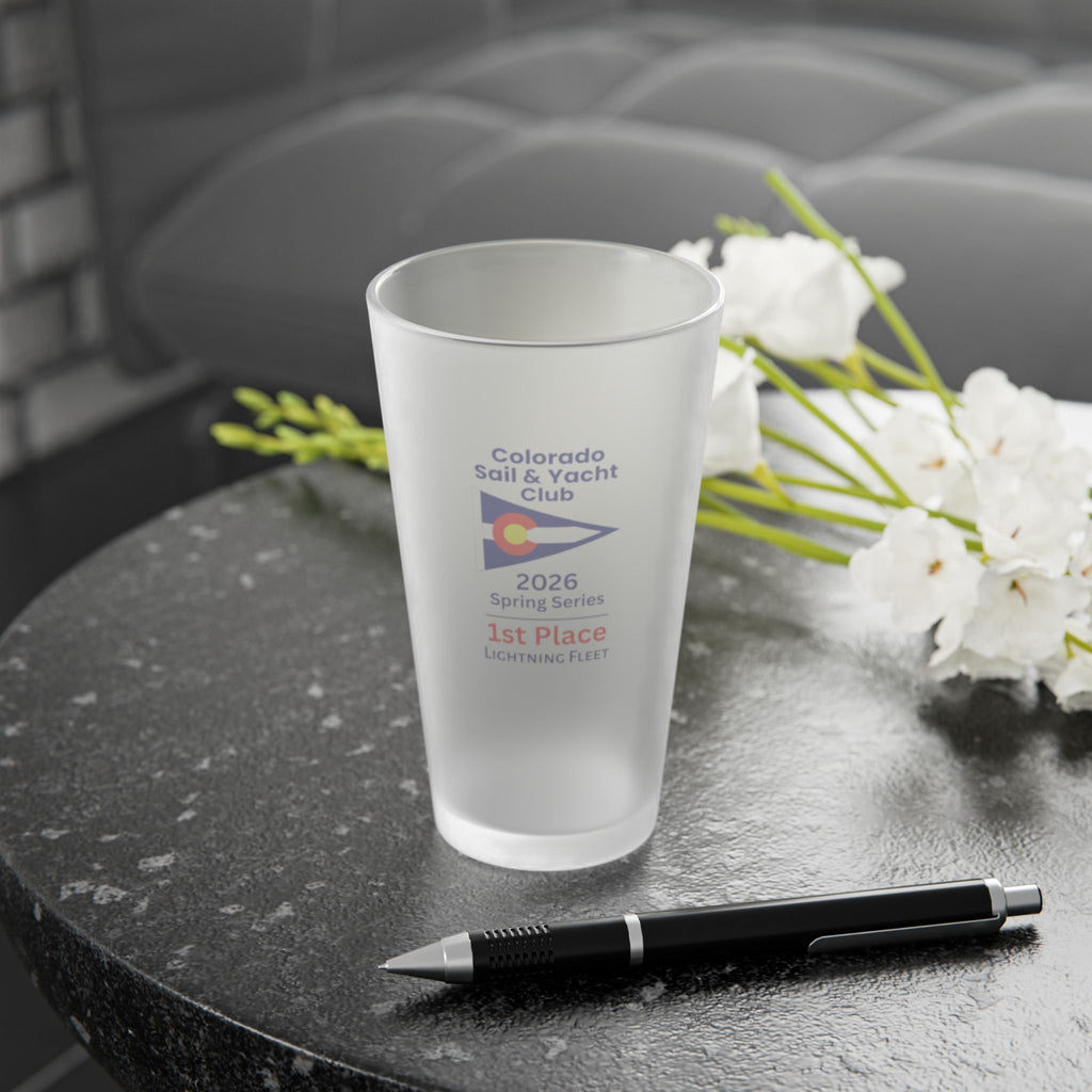 CSYC 16oz Frosted Pint Glass Award