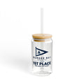 16oz Bamboo Lid Sipper Glass Award