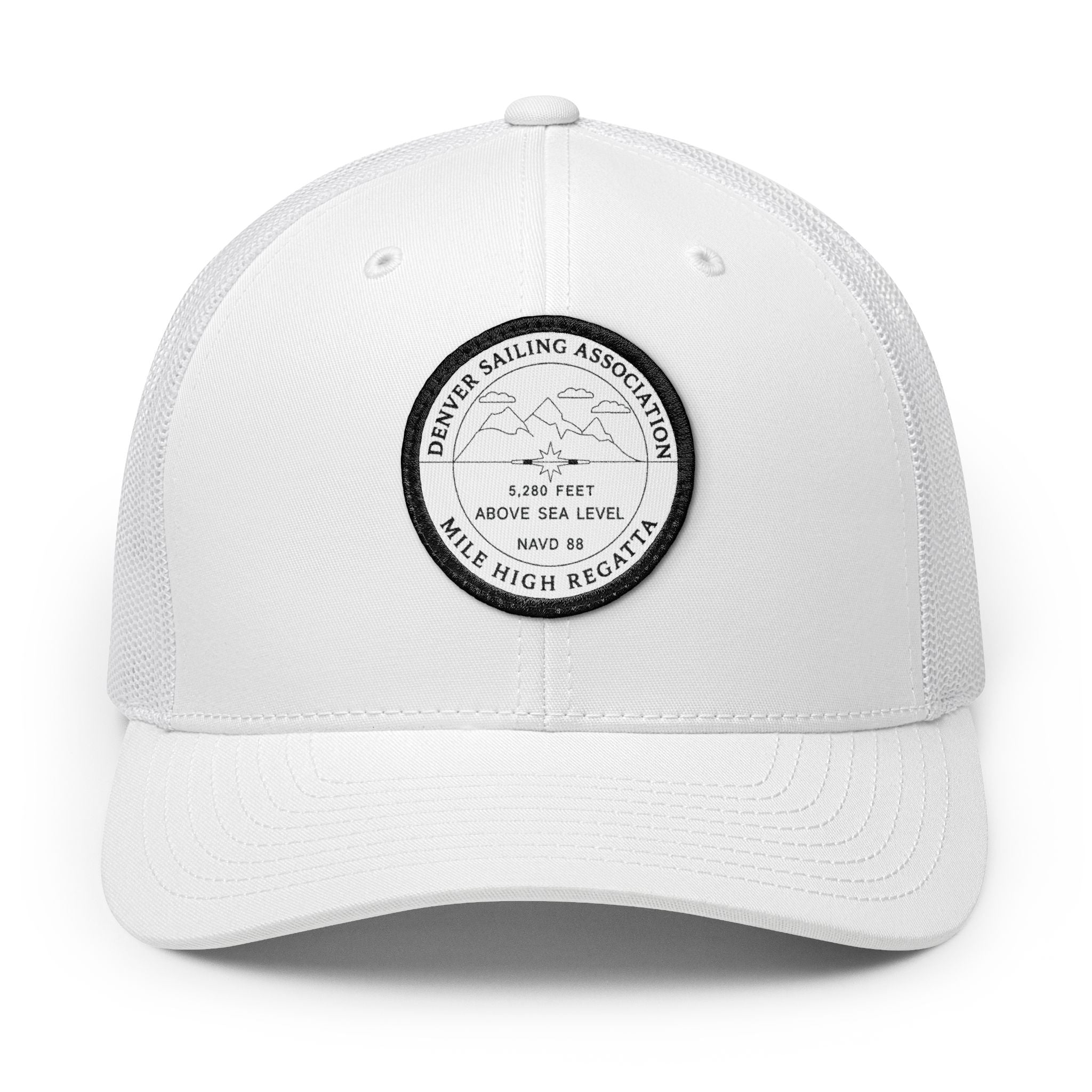 Mile High Regatta Embroidered Patch Trucker Cap