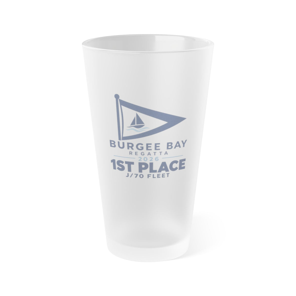 16oz Frosted Pint Glass Award