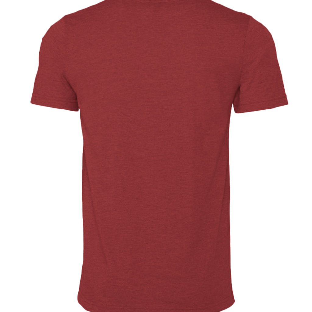 Heather Canvas Red - 3001CVC - BACK