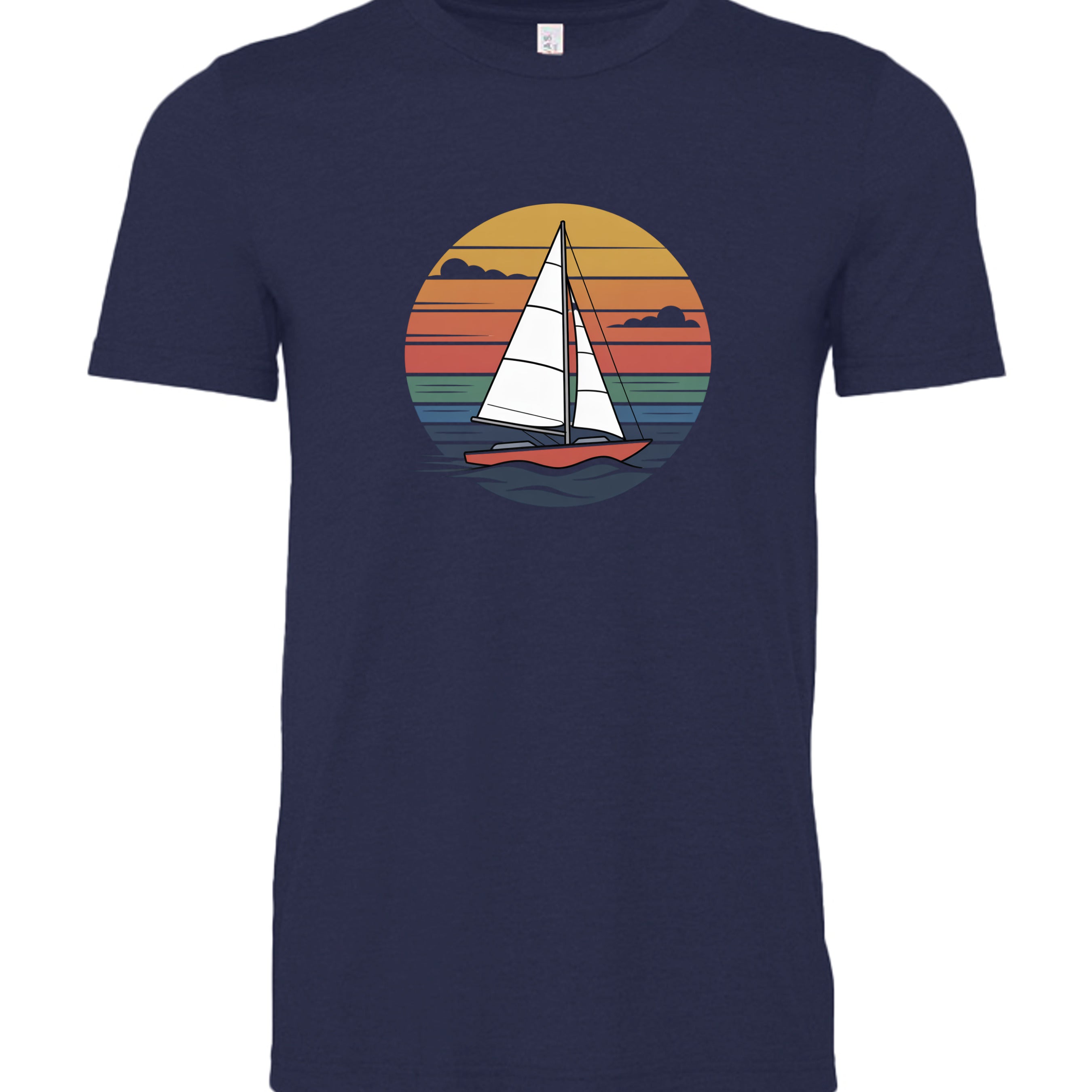 Solid Navy Blend - 3001CVC - FRONT